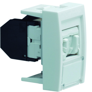 HAGER WS219 SYS PRESA RJ45 CAT.6 UTP 1 MOD BL.